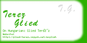 terez glied business card